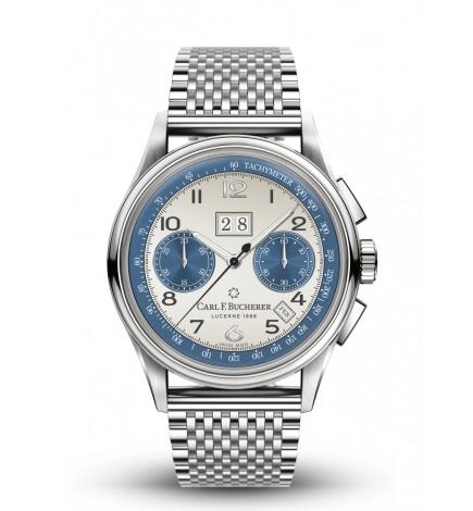 Replica Carl F. Bucherer 00.10803.08.12.22 Heritage Bicompax Annual Lucerne Watch