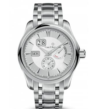 Carl F. Bucherer Manero PowerReserve Stainless Steel Silver Bracelet Replica Watch 00.10912.08.13.21