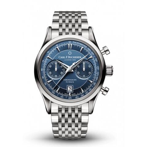 Carl F. Bucherer Manero Flyback Stainless Steel Blue Bracelet Replica Watch 00.10919.08.53.21 Carl F. Bucherer Manero Flyback Stainless Steel Blue Bracelet Replica Watch 00.10919.08.53.21