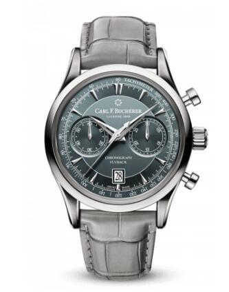 Carl F. Bucherer Manero Flyback Stainless Steel Grey Replica Watch 00.10919.08.93.01