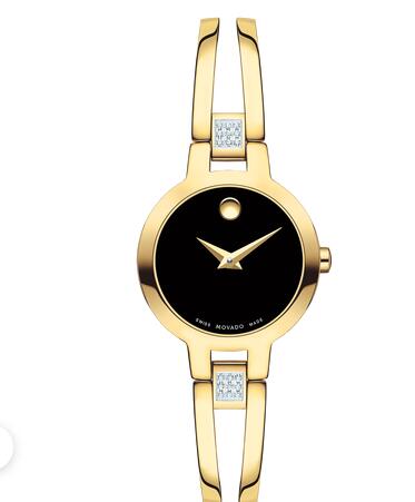 MOVADO Amorosa Women yellow gold PVD-finished Stainless Steel Bangle Watch Replica Watch 0607155 MOVADO Amorosa Women yellow gold PVD-finished Stainless Steel Bangle Watch Replica Watch 0607155