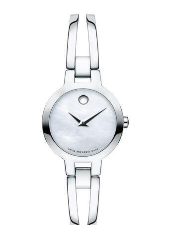 MOVADO Amorosa stainless steel bangle watch Replica Watch 0607357