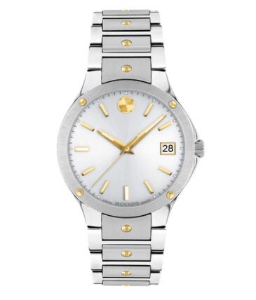 Movado SE Two-Tone Stainless Steel Watch Replica 0607516