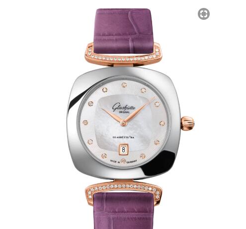 Glashutte Original Lady Pavonina Date Watch Price Replica 1-03-01-08-16-34