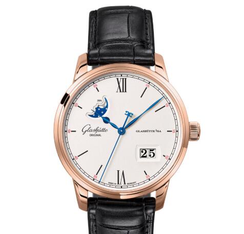 Glashuette Original Senator Excellence Panorama Date Moon Phase Replica Watch 1-36-04-02-05-30