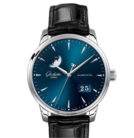 Glashuette Original Senator Excellence Panorama Date Moon Phase Replica Watch 1-36-04-04-02-01