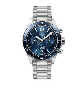 Replica Glashütte Original SeaQ Chronograph Stainless Steel Blue Bracelet Watch 1-37-23-02-81-70 Replica Glashütte Original SeaQ Chronograph Stainless Steel Blue Bracelet Watch 1-37-23-02-81-70