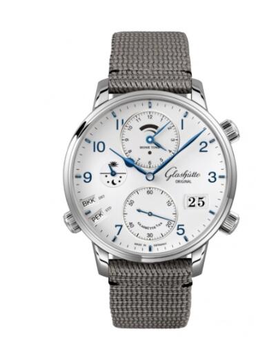 Glashuette Original Senator Cosmopolite Stainless Steel Silver-Arabic Synthetic Replica Watch 1-89-02-03-02-36 Glashuette Original Senator Cosmopolite Stainless Steel Silver-Arabic Synthetic Replica Watch 1-89-02-03-02-36