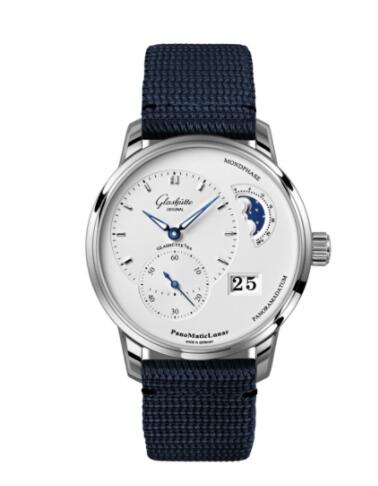 Glashütte Original PanoMatic Lunar Stainless Steel Silver Synthetic Replica Watch 1-90-02-42-32-34 Glashütte Original PanoMatic Lunar Stainless Steel Silver Synthetic Replica Watch 1-90-02-42-32-34