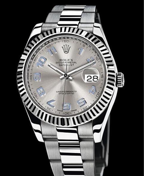 Rolex Replica Watch Oyster Perpetual Datejust II Rolesor 116334-72210 White Rolesor - Rhodium Dial