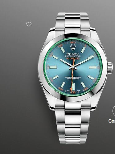 Replica Rolex Milgauss Watch Oystersteel 116400GV-0002