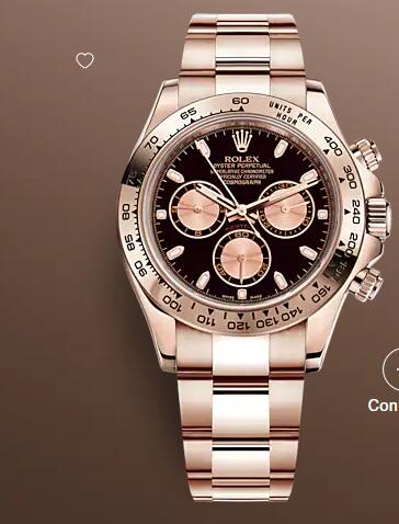 Rolex Cosmograph Daytona Watch Replica Everose gold 116505-0008