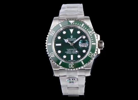 Rolex Submariner Green Dial Folding Clasp 116610LV-97200 Replica Watch