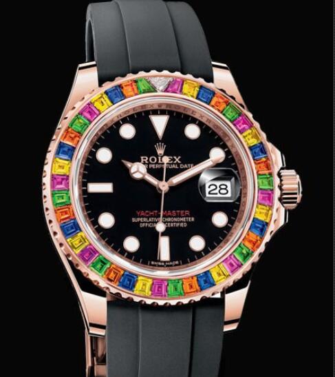 Rolex Oyster Perpetual Watches Yacht-Master 40 116695 Everose gold - Oysterflex type strap Rolex Oyster Perpetual Watches Yacht-Master 40 116695 Everose gold - Oysterflex type strap