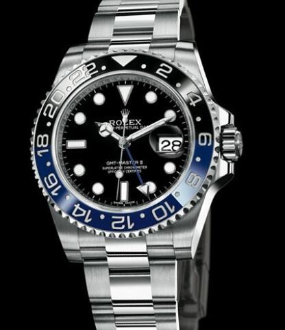 Rolex Watches Oyster Perpetual GMT-Master II 116710BLNR Steel - Blue and Black Cerachrom Bezel - Steel Strap