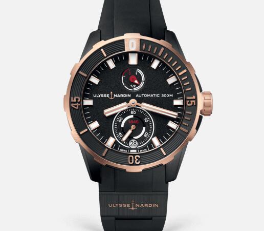 Ulysse Nardin Marine Diver Chronometer 44mm Replica Watch 1185-170-3/BLACK
