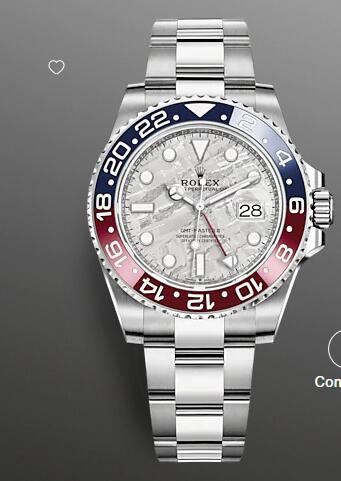 Rolex GMT-Master II Watch Replica white gold 126719BLRO-0002