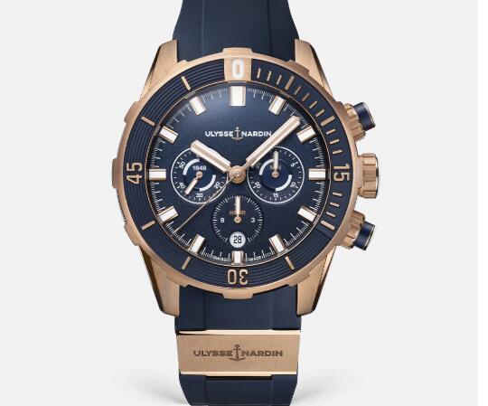 Ulysse Nardin Marine Diver Chronograph 44mm Replica Watch 1502-170-3/93