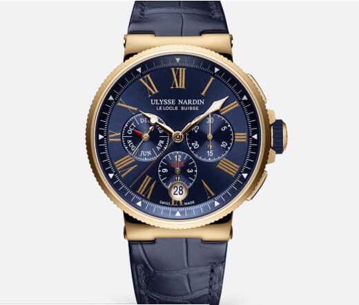 Ulysse Nardin Marine Chronograph 43mm Replica Watch 1532-150/43