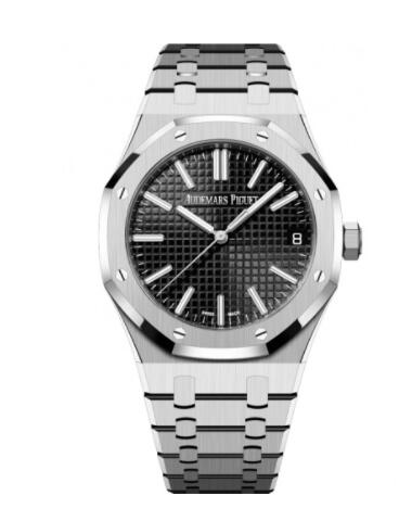 Audemars Piguet Royal Oak Self-Winding 41 Stainless Steel Black Replica Watch 15510ST.OO.1320ST.02