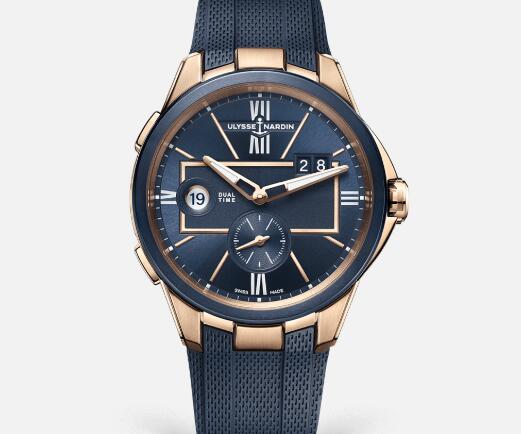 Ulysse Nardin Executive Dual Time 42mm Replica Watch 242-20-3/43