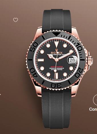 Rolex Yacht-Master 37 Everose gold Copy Watch 268655-0010