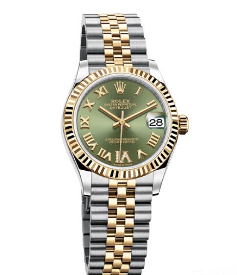 Fake Rolex Women Watch Datejust 31 Oyster Perpetual 278273 Yellow Rolesor