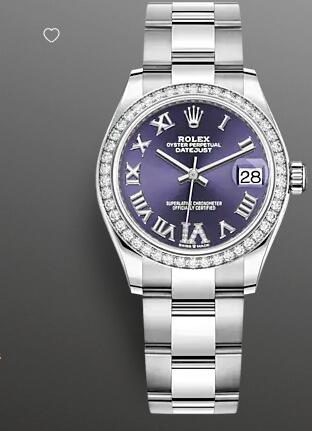 Replica Rolex Datejust 31 Watch White Rolesor combination of Oystersteel and 18 ct white gold 278384RBR-0029