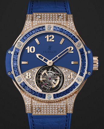 Hublot Replica Watch Limited edition Big Bang Tutti Frutti Tourbillon Dark Blue Pavé 41mm 345.PL.5190.LR.0901 Hublot Replica Watch Limited edition Big Bang Tutti Frutti Tourbillon Dark Blue Pavé 41mm 345.PL.5190.LR.0901