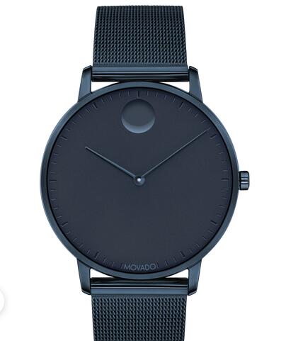 Movado Face Navy Stainless Steel Mesh Watch 3640009 Replica Watch Cheap Price