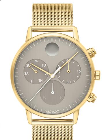 Movado Face Gold Chronograph Mesh Watch 3640052 Replica Watch Cheap Price