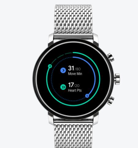 Replica Movado Connect 2.0 stainless steel smart watch with silver mesh bracelet 3660032