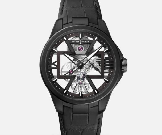 Ulysse Nardin Skeleton X 42mm Replica Watch 3713-260/BLACK