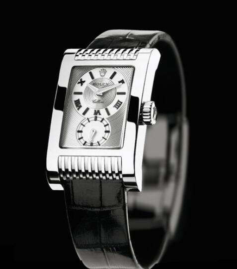 Rolex Cellini Watch Replica Prince 5441/9 White Gold - Silver-toned Dial