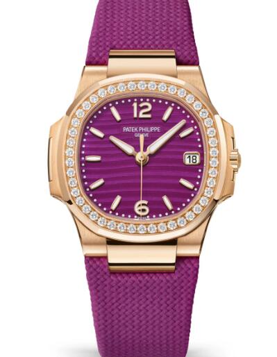 Patek Philippe Nautilus 7010 Rose Gold - Diamond Replica Watch 7010R-013