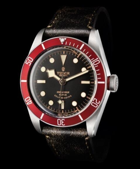 Replica Watch Tudor Heritage Black Bay Héritage 79220R Steel - Leather Bracelet