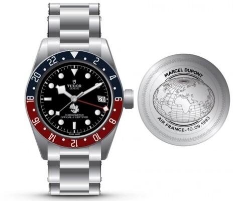 Tudor Black Bay GMT Air France Replica Watch M79830RB-00AF