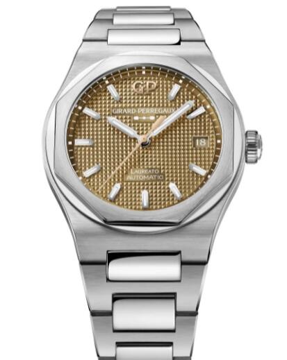Girard-Perregaux Laureato 38 mm Copper Replica Watch 81005-11-3154-1CM