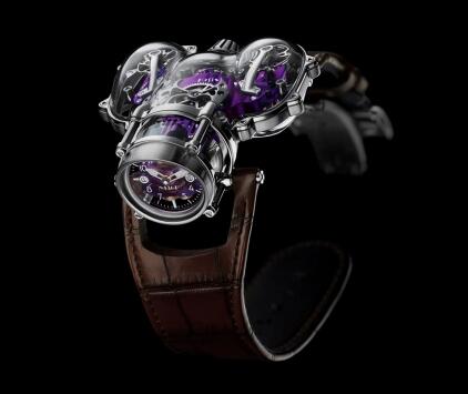 MB&F Horological Machine N°9 HM9 Sapphire Vision White Gold Purple Replica Watch 91.SWL.PU