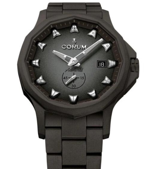 Corum Admiral 42 Automatic Black Sandblasted replica watch A395/04324