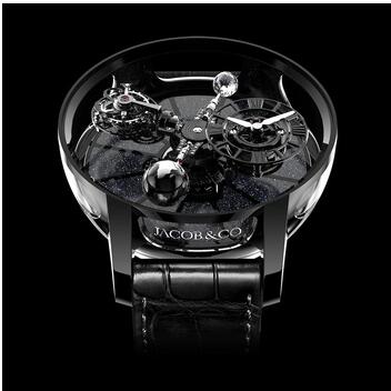 Jacob & Co. Astronomia Tourbillon Black Ceramic & Black Movement AAT100.95.KK.SD.B Replica Watch