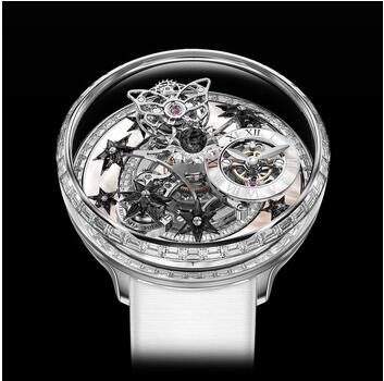 Jacob & Co. Fleurs de Jardin Black & White Replica Watch AF321.30.BC.UA.A