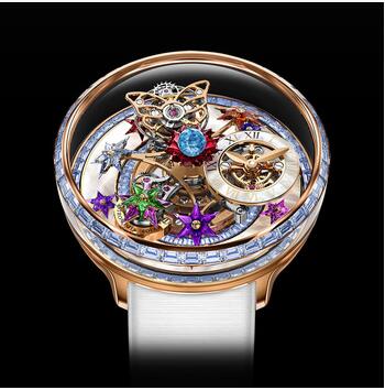 Jacob & Co. Fleurs de Jardin Blue Sapphires Replica Watch AF321.40.BB.AB.A