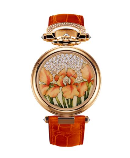 Bovet Fleurier Watch Replica Ladies fired enamel miniature painting by Ilgiz F. AF39557-S02