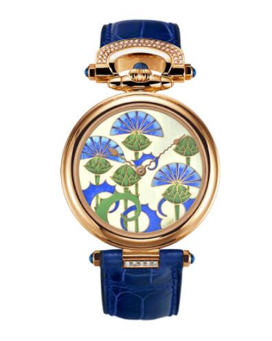 Bovet Fleurier Watch Replica Ladies fired enamel miniature painting by Ilgiz F. AF39559-SD23