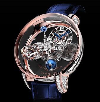 Jacob & Co. Astronomia Clarity Rose Gold Baguette AT820.40.BD.SB.A Replica Watch