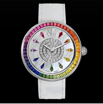 Jacob & Co. Brilliant Rainbow White Gold Replica Watch BA537.30.GR.KW.A
