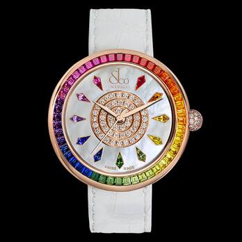 Jacob & Co. Brilliant Rainbow Rose Gold Replica Watch BA537.40.GR.KW.A
