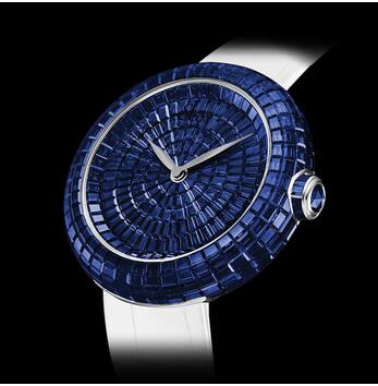 Jacob & Co. Brilliant Full Baguette Blue Sapphires Replica Watch BQ532.30.BB.BB.A