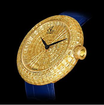 Jacob & Co. Brilliant Full Baguette Yellow Diamonds Replica Watch BQ532.50.BY.BY.A